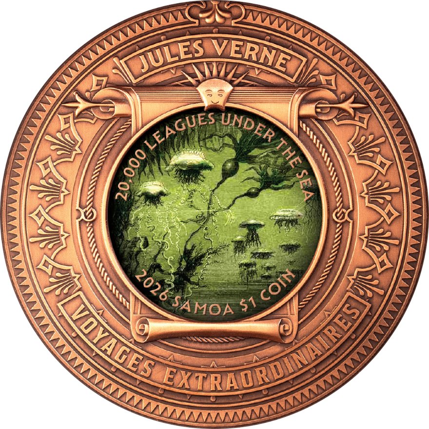 Back of Jules Verne – Rotating High Relief 2026