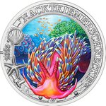 Front of the CuNi Luminous Sea Worlds “nudibranch” 3 EUR UN - 2025 