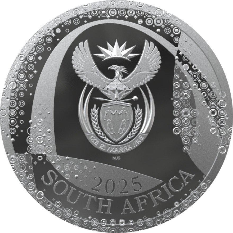 Back of the Silver Bateleur Eagle 1 oz PF - 2025