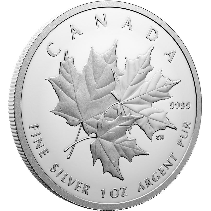 View 2: Silber Triple Maple Leaf 1 oz PP - 2025