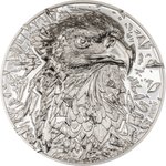 Silber Bald Eagle 3 oz PP - Ultra High Relief 2024