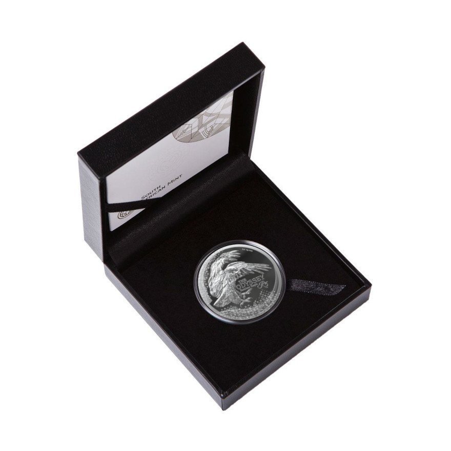 Coin case of the Silver Bateleur Eagle 1 oz PF - 2025