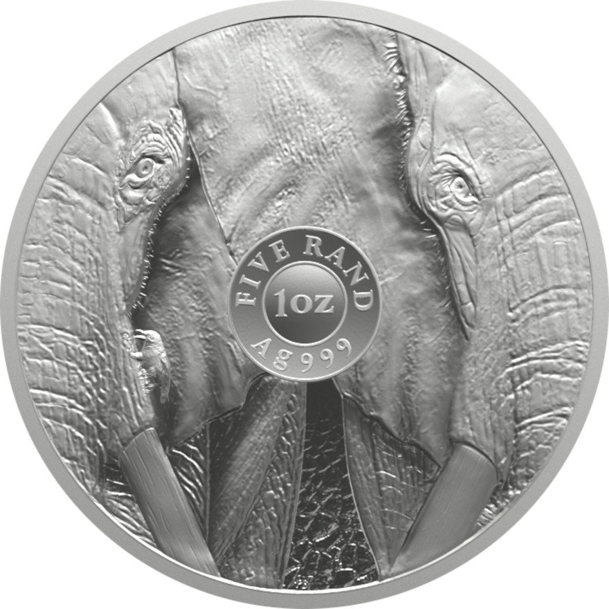 View 2: Silber Elefant 1 oz - Big Five Serie III - 2024