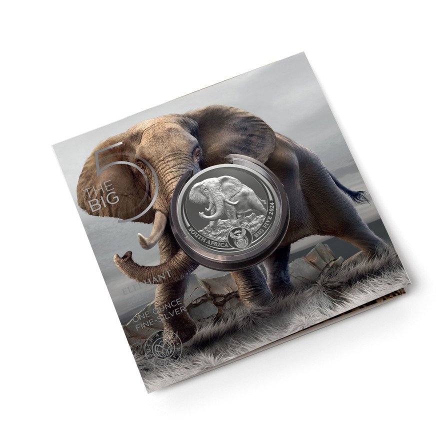 View 3: Silber Elefant 1 oz - Big Five Serie III - 2024