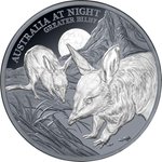 Front of Silver Greater Bilby 1 oz Proof - 2026
