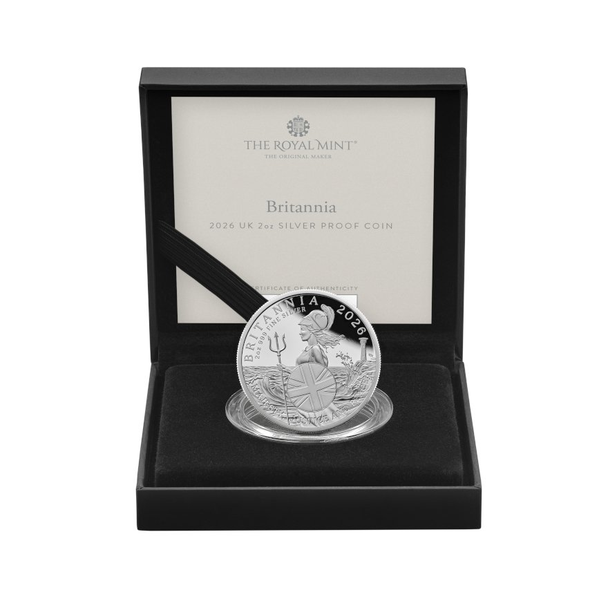 Case of Silver Britannia Proof 2 oz - 2026