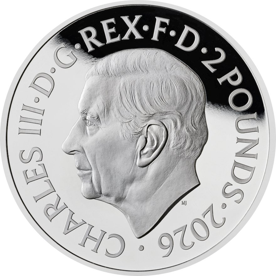 Back of Silver Britannia Proof 1 oz - 2026