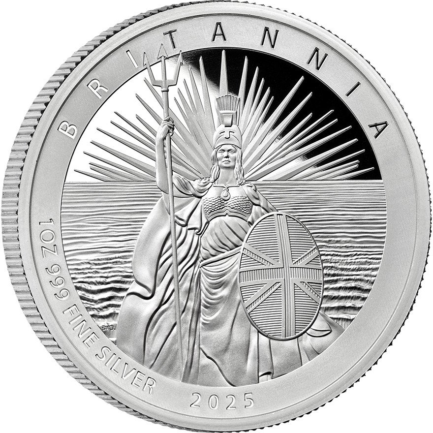 View 2: Silber Britannia 1 oz PP - 2025