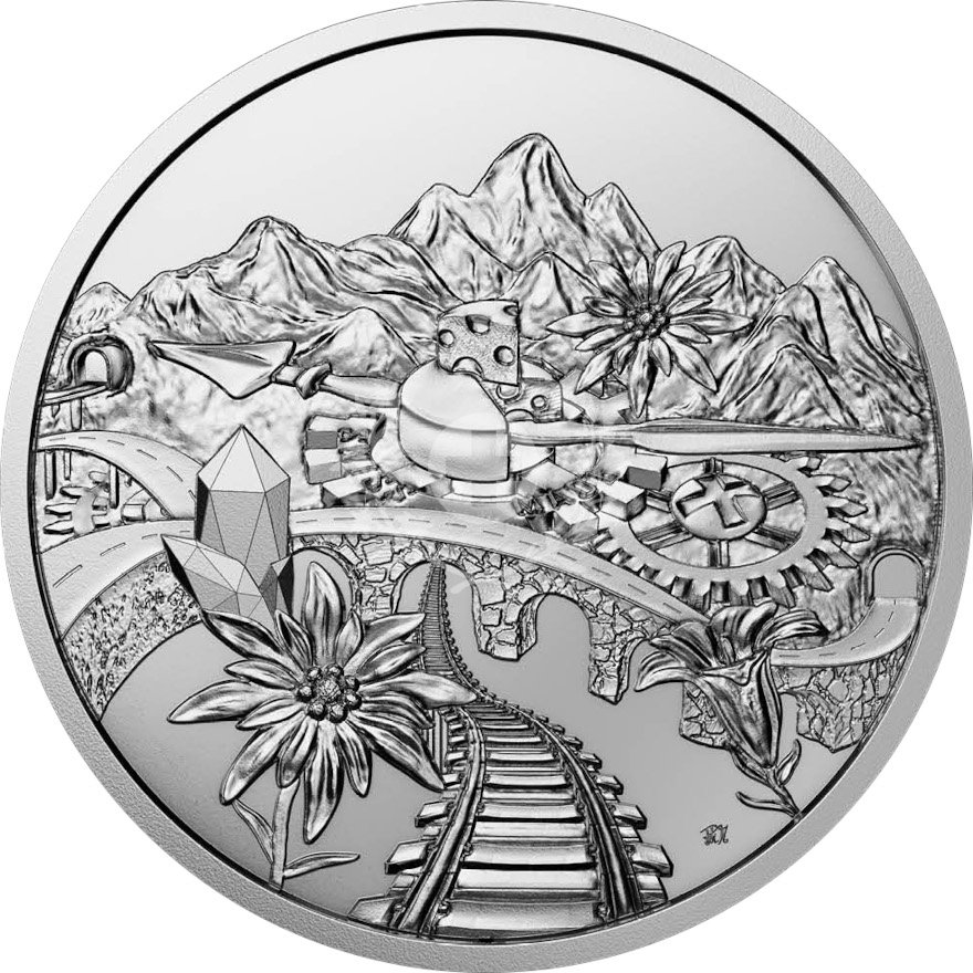 View 1: Silber "Die Schweiz" 20 g - 2024