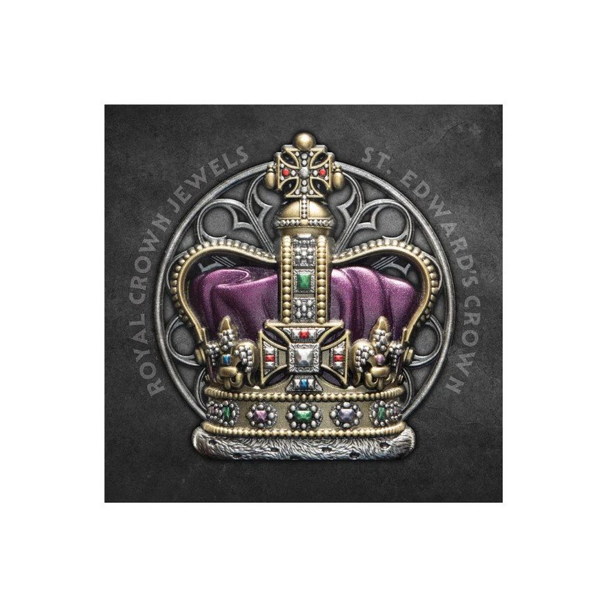 COA of Silver Royal Crown Jewels - St Edwards Crown 2 oz - Ultra High Relief 2026