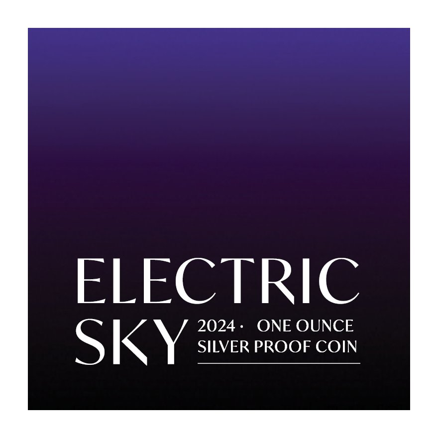 View 6: Silber Electric Sky 1 oz - 2024