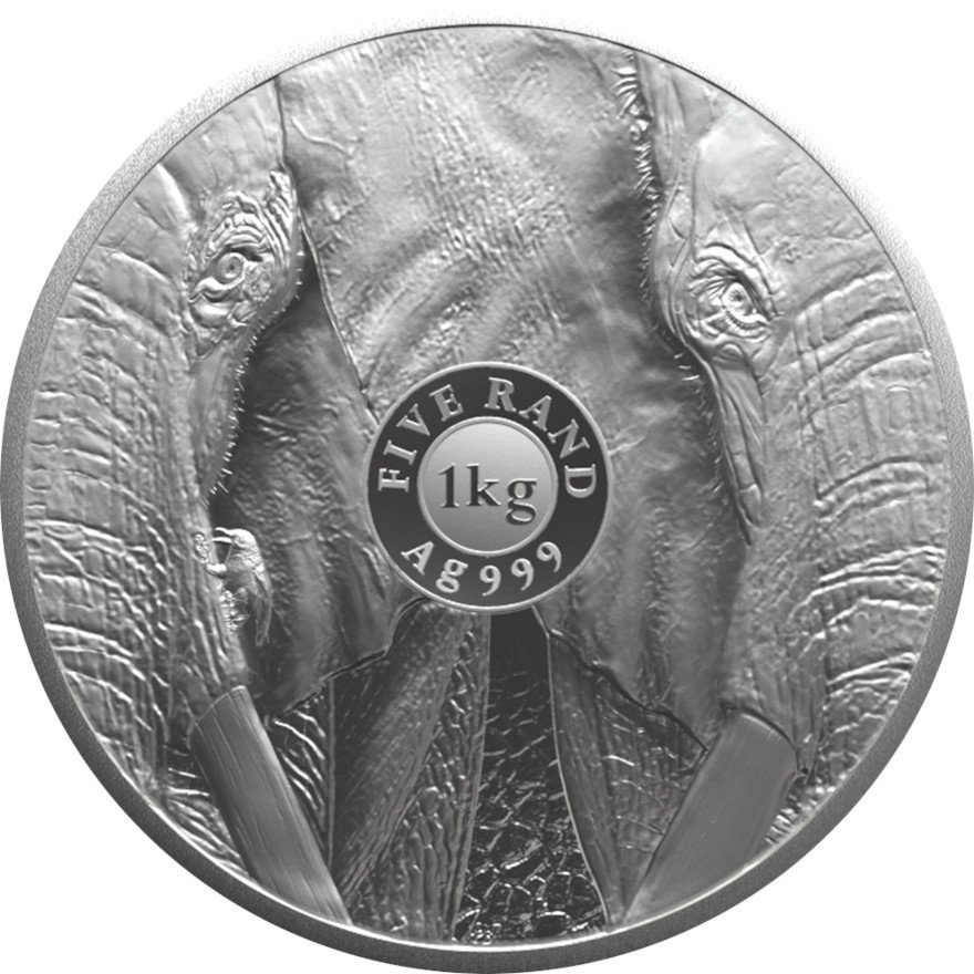 Back of the Silver Elephant 1000 g - Big Five Series II - 2024