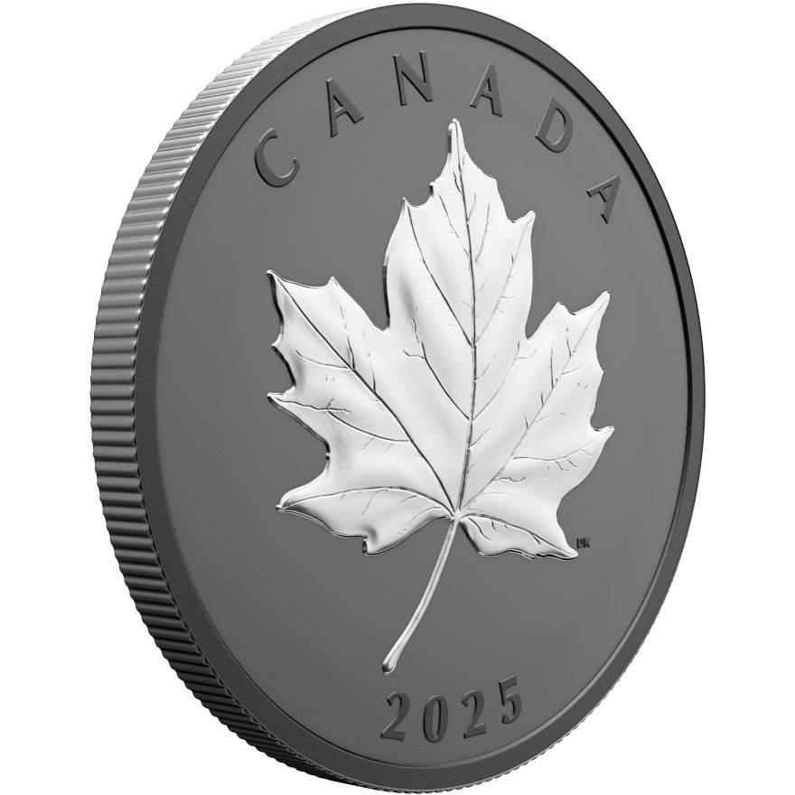 View 2: Silber Elegant Maple Leaf 1 oz - Matte Proof 2025