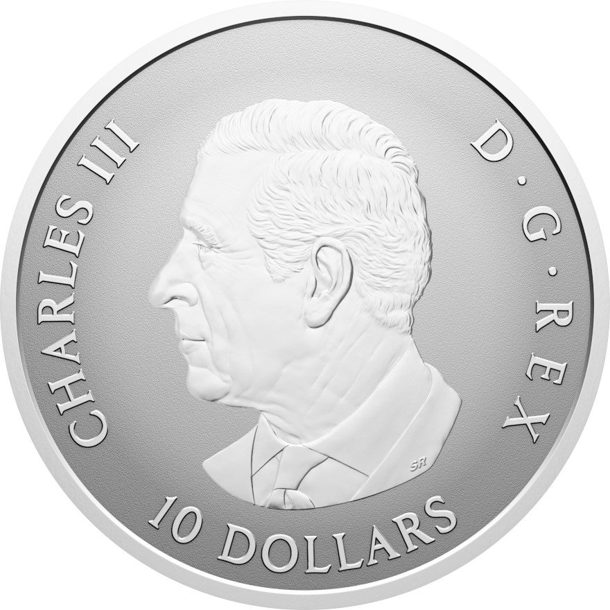 Back of Silver Gleaming Maple Leaf 1/2 oz RP - 2026