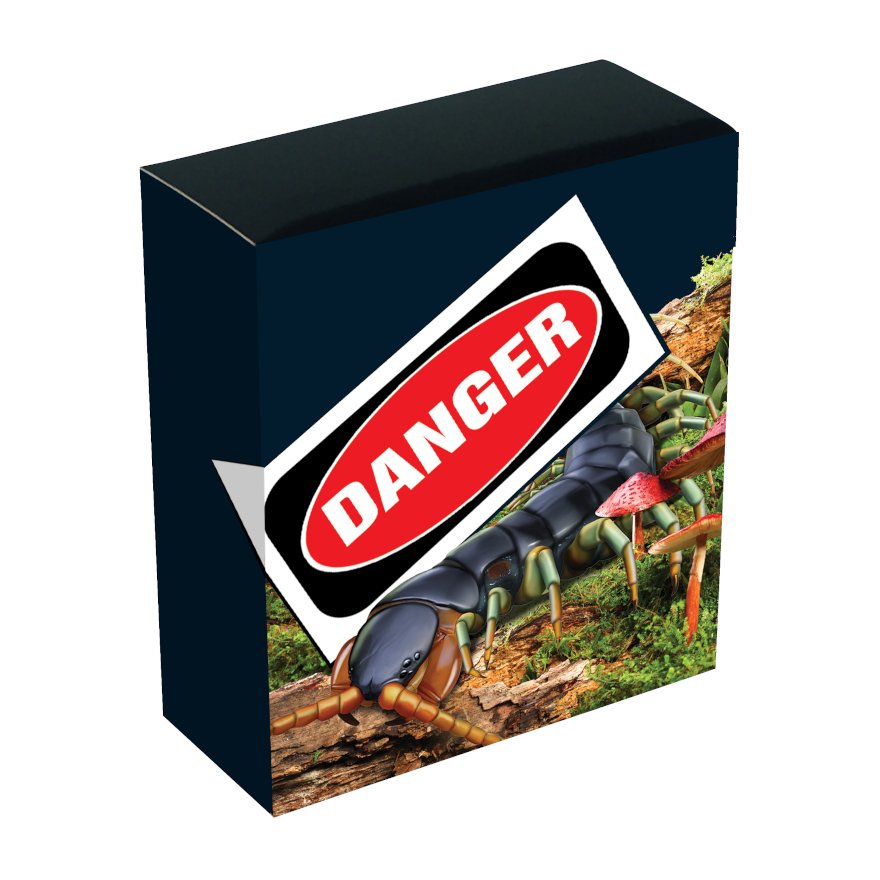 Box of Silver Deadly & Dangerous 1 oz PF -Giant Centiped 2026 