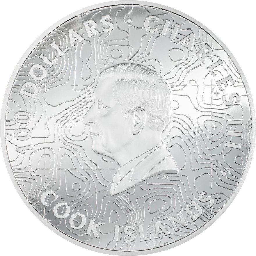 Back of the Silver Topography Grand Canyon 1000 g PF - Ultra High Relief 2024