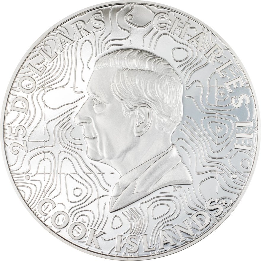 View 2: Silber Topography Hawaii 5 oz PP - Ultra High Relief 2024