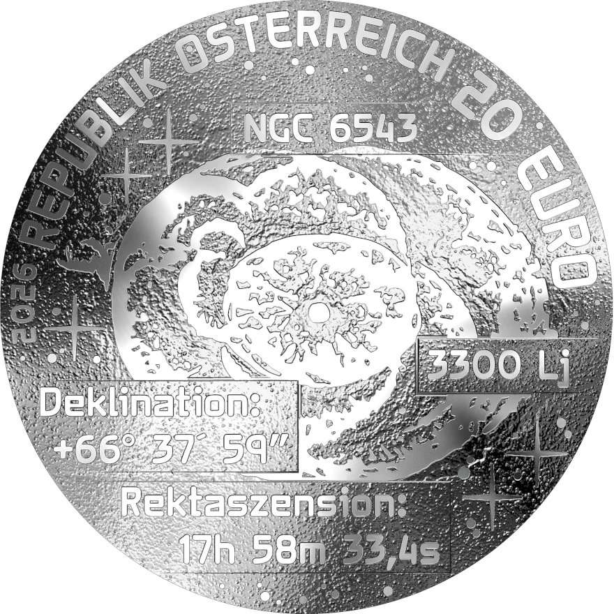 Silber Katzenaugennebel 20 EUR PP AT - 2026