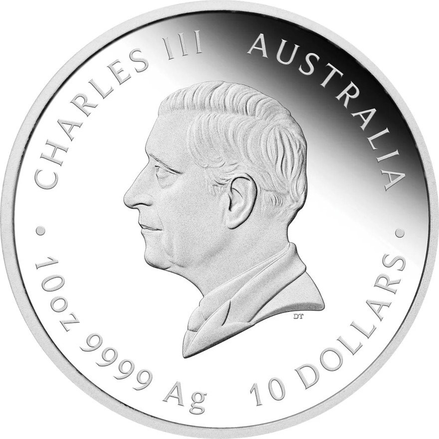 Back of the Silver Koala - Special Edition - 10 oz PP - Ultra High Relief 2025