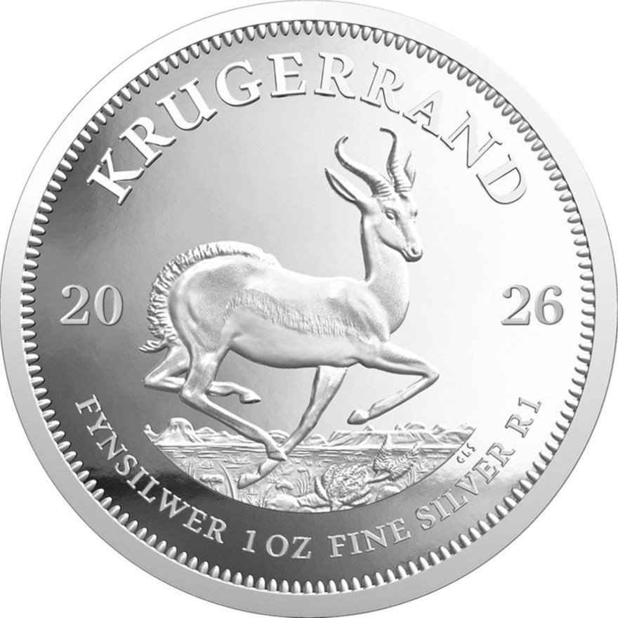 Front of the Silver Krugerrand 1 oz PF - 2026
