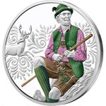 Front of the Silver Aufdirndln – leather 10 EUR PF AUT - 2025