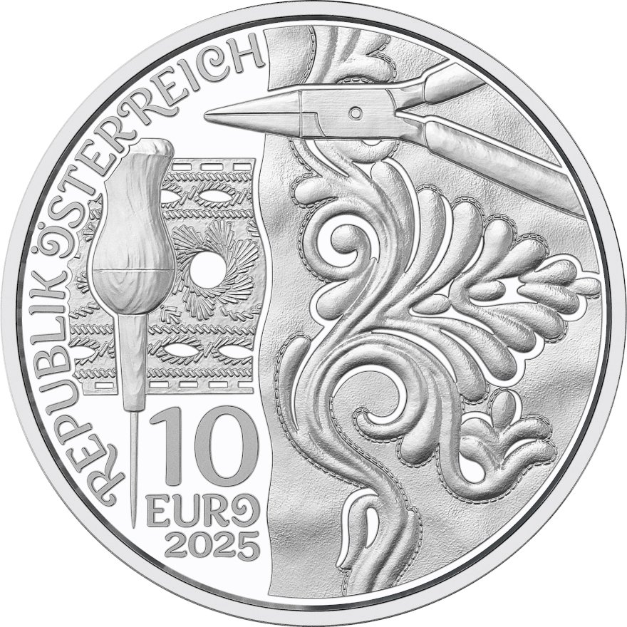 Back of the Silver Aufdirndln – leather 10 EUR PF AUT - 2025