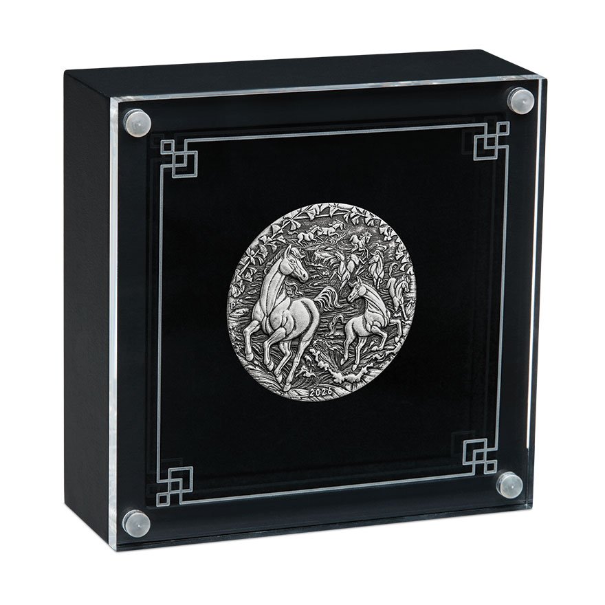 Coin case of Silver Lunar III Horse 2 oz - AF 2026