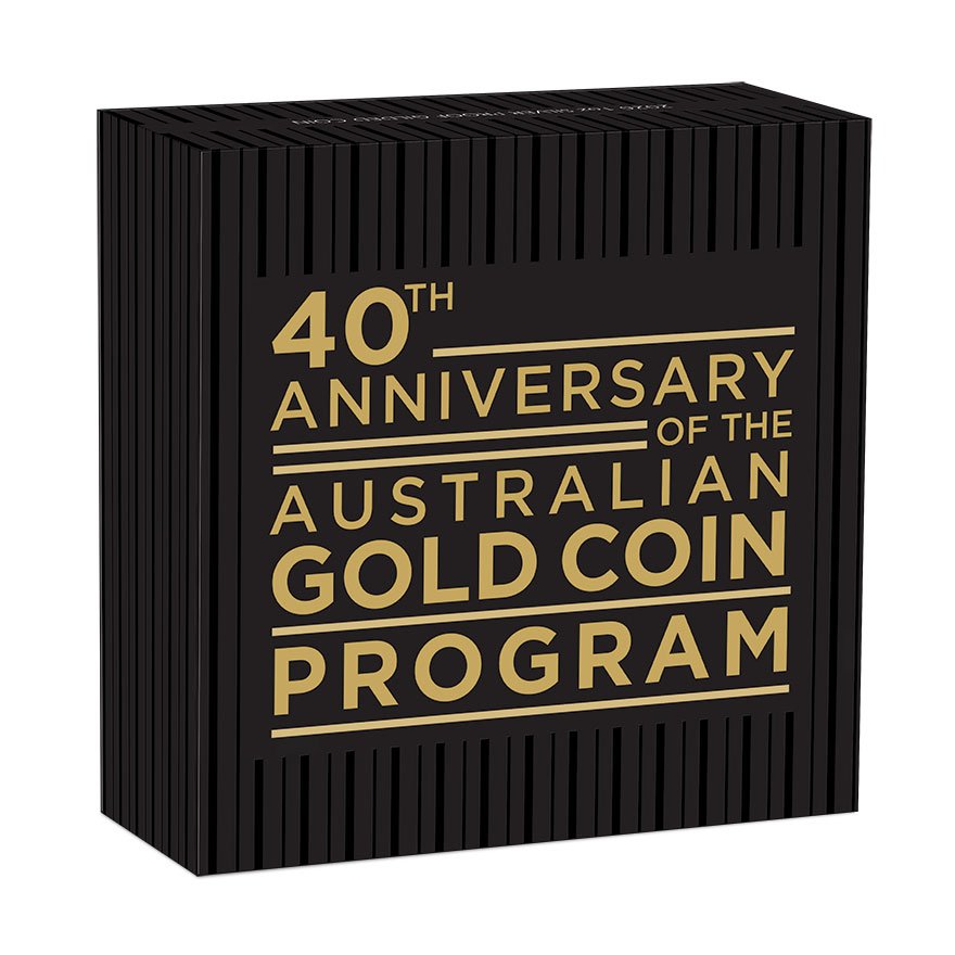 Box of Silver Australian Nugget 1 oz PF - 40th Anniversary - 2026