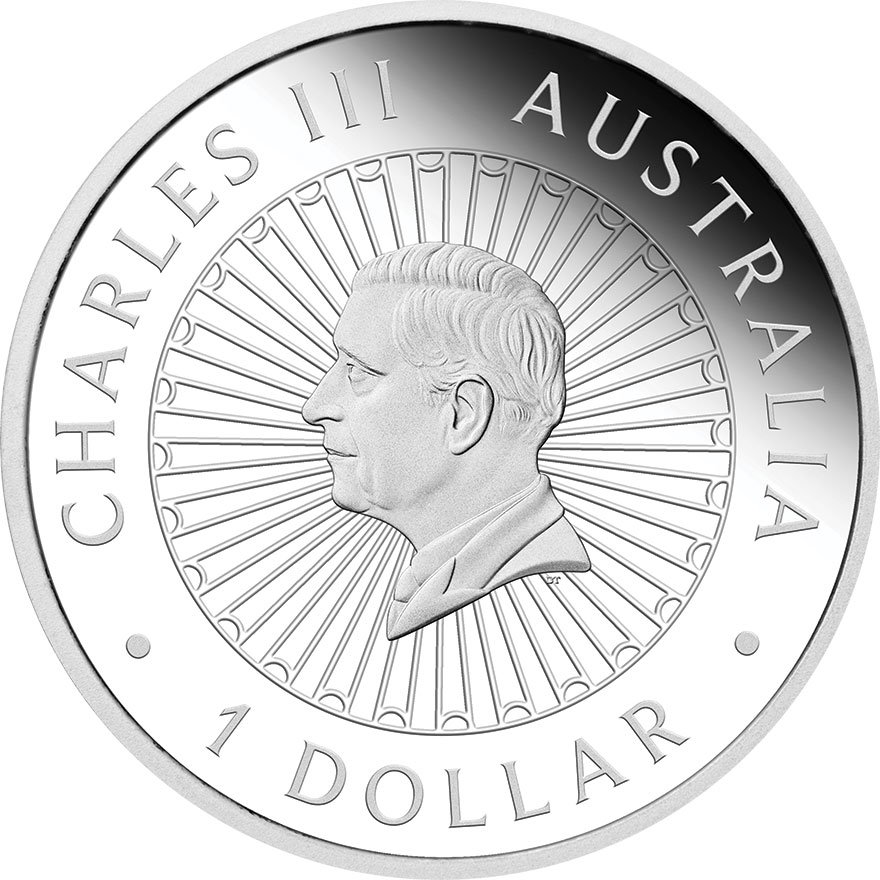 View 3: Silber Opal-Serie 1 oz PP - Jahr der Schlange 2025