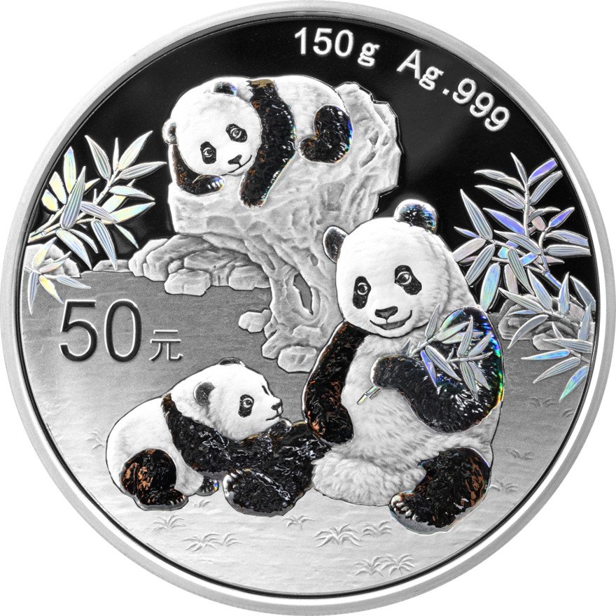 View 1: Silber China Panda 150 g PP - Irisierend 2025