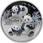 Silber China Panda 1000 g PP - 2025