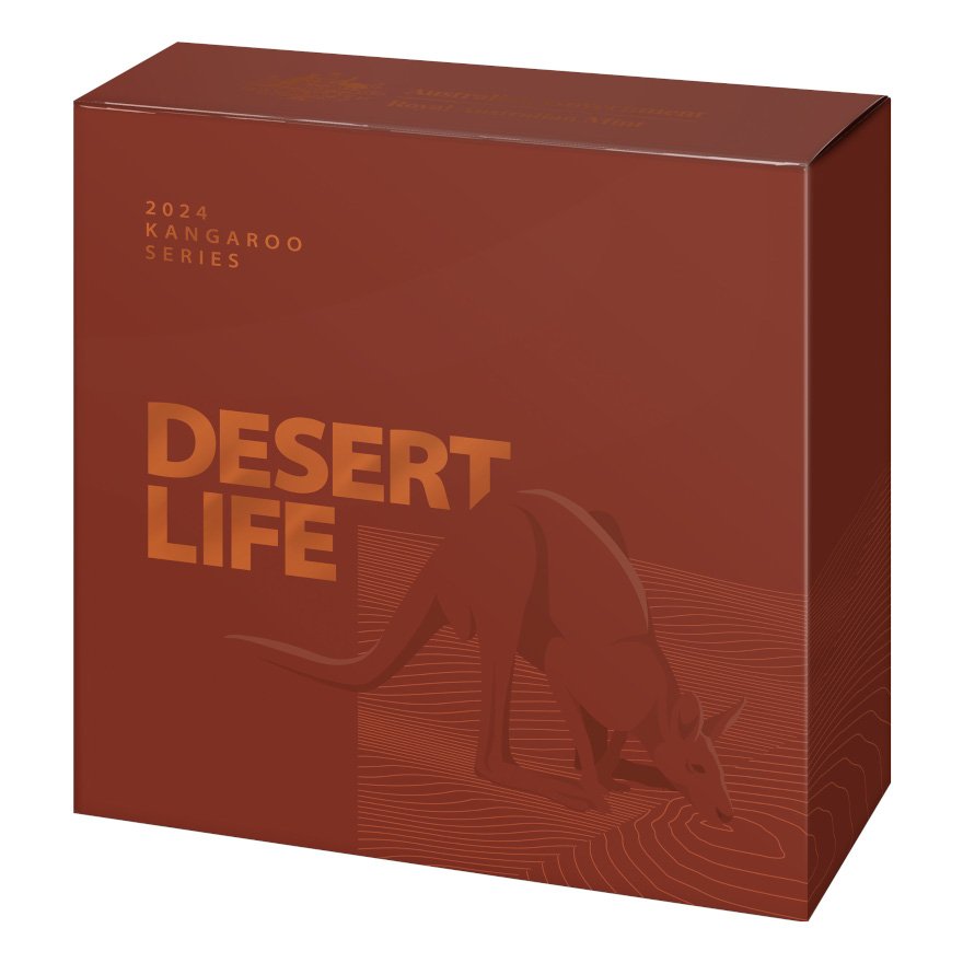 View 5: Silber Känguru - Desert Life 1 oz PP - RAM 2024