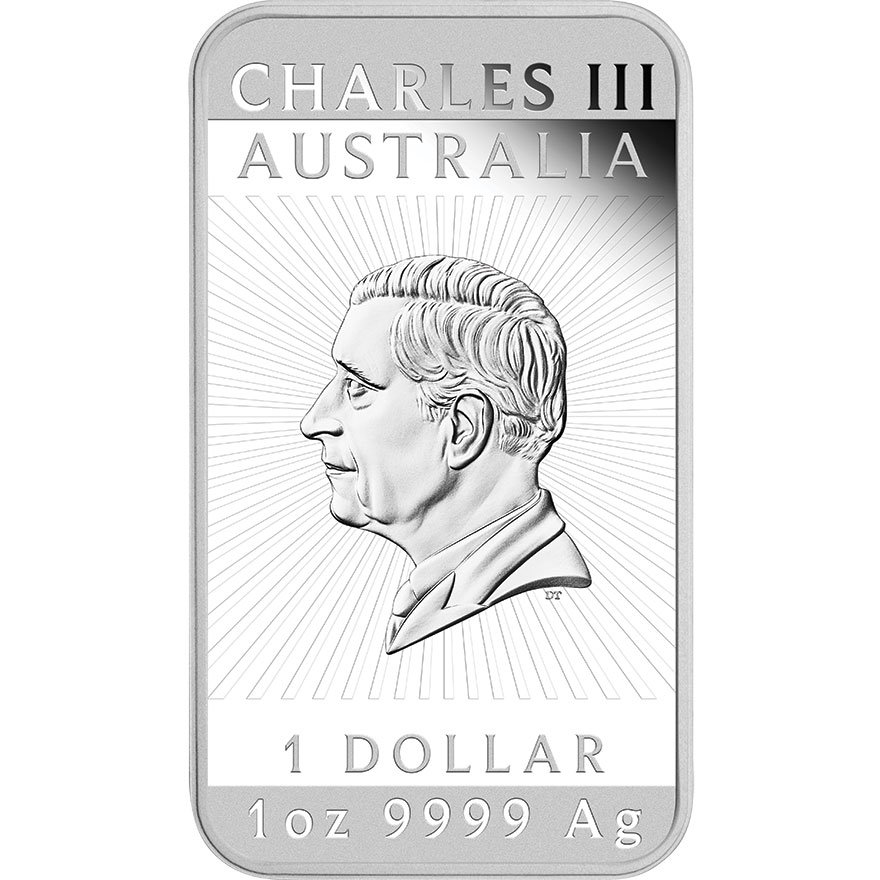 Back of the Silver Dragon Rectangle 1 oz Proof - 2025