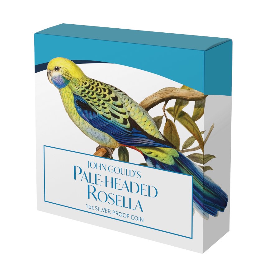 Shipper of Pale-Headed Rosella 1 oz Proof