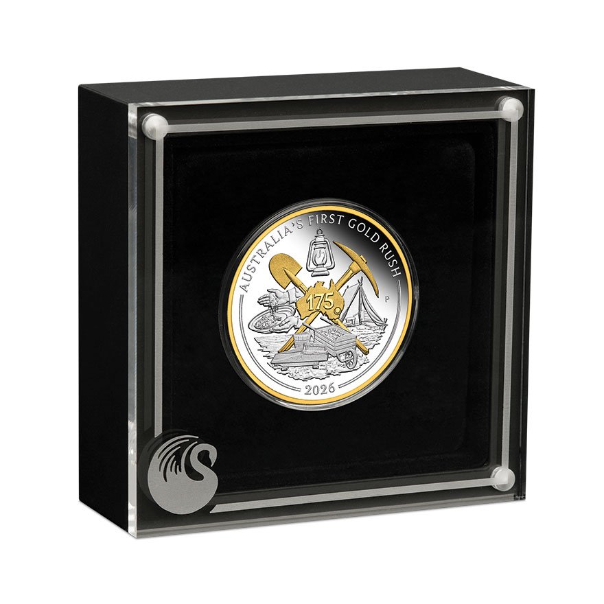 Silber Australia's First Gold Rush 1 oz PP - 175th Anniversary - 2026
