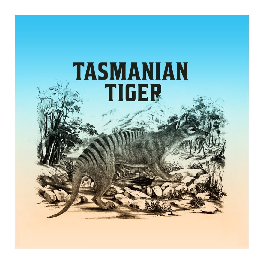 COA (Front) of Silver Tasmanian Tiger 1 oz Black Proof