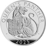 Silber The Queen's Panther 1 oz PP - Royal Tudor Beasts 2025