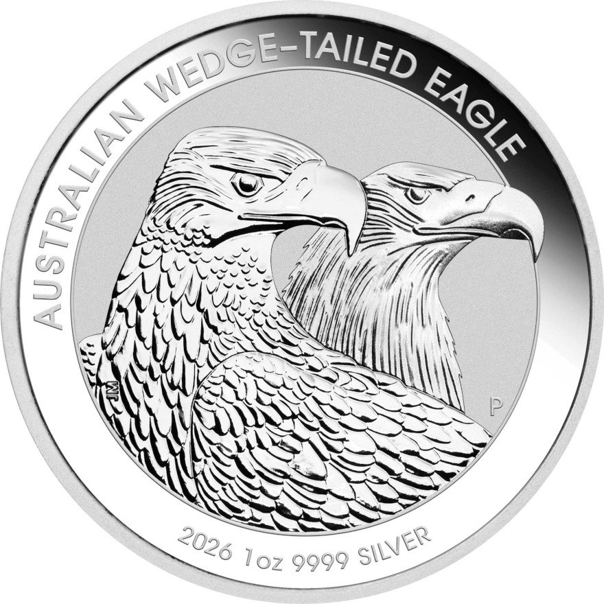 Front of Wedge Tailed Eagle 1 oz 2026 