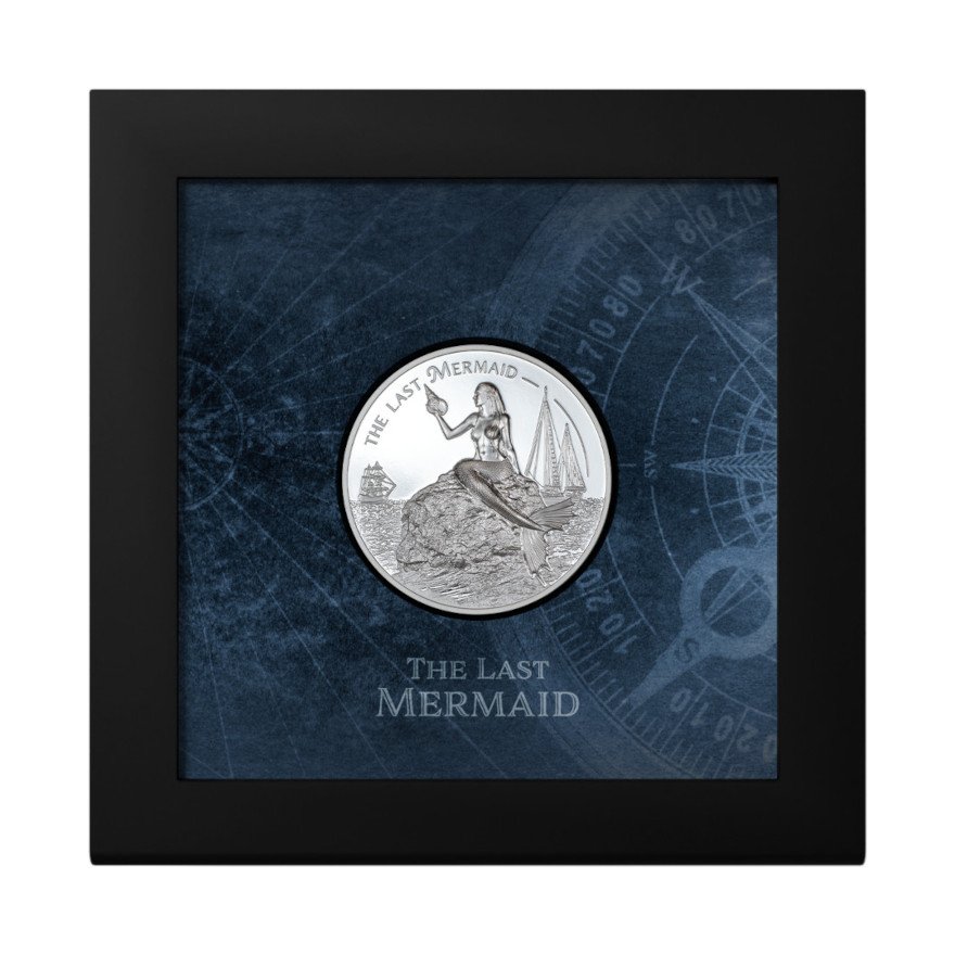 View 3: Silber X-Ray The Last Mermaid 1 oz - Ultra High Relief - 2024
