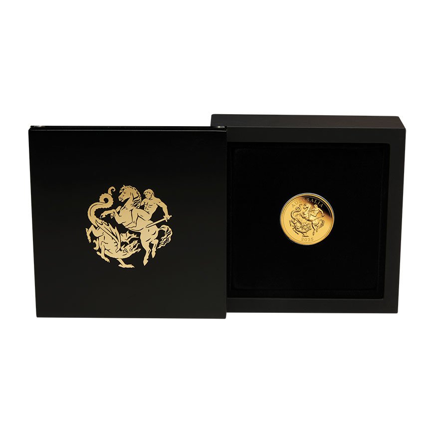 Gold Sovereignt Proof - Perth Mint 2025 in the original coin case