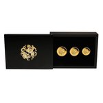 Gold Sovereign 3 Coin Set Proof - Perth Mint 2025 in the original coin case