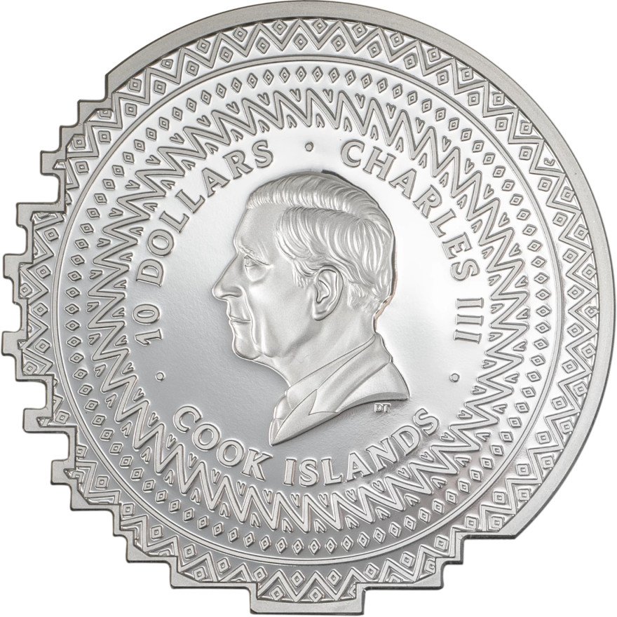 Back of the Silver Reconstruction Gorilla 2 oz - Ultra High Relief 2025
