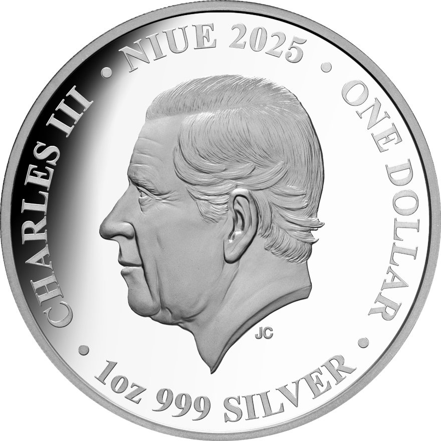 Back of the Silver Lion 1 oz PP - Heraldic Beasts 2025