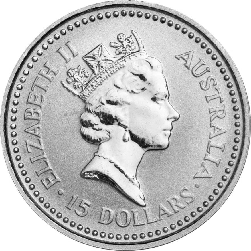 Back of the Platin Koala 1/10 oz - diverse Jahrgänge