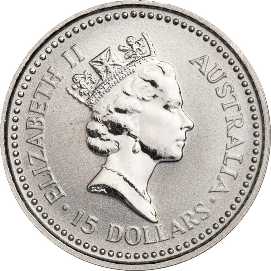 Back of the Platin Koala 1/10 oz - diverse Jahrgänge