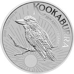 Front of the platinum Kookaburra 1/10 oz - 2025