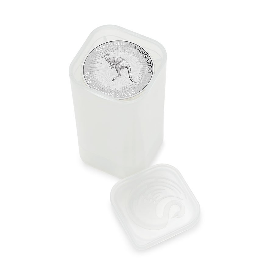 Silver Kangaroo 1 oz - 2026 in the original coin tube
