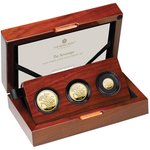 Gold Sovereign 3 Coin Set Proof 2026 in the original coin case