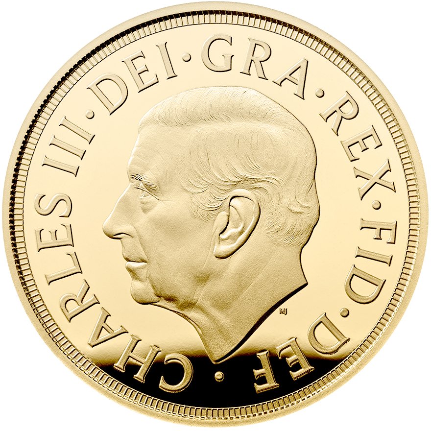 Back of the Gold Sovereign Proof - 2026