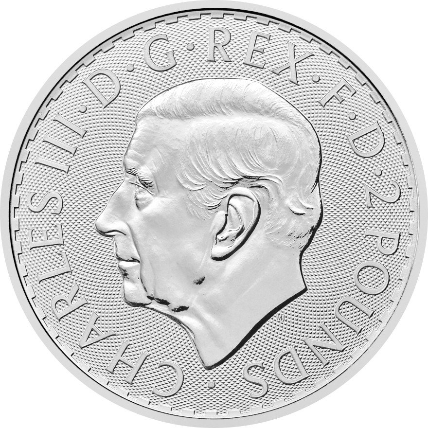 Back of the Silver Britannia 1 oz - 2026